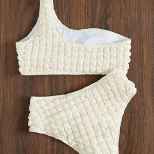 Cream Two Piece SwimSuit